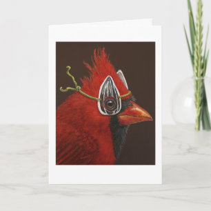 Irwin mit Kardinal-Karte Karte