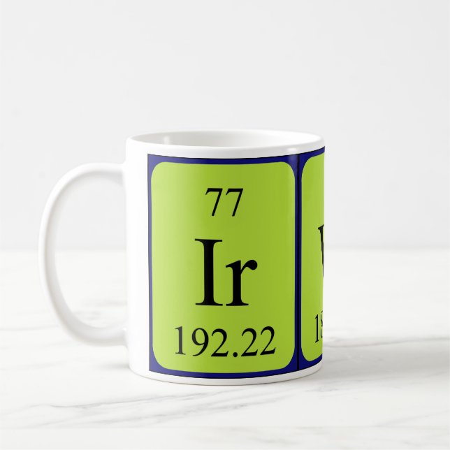 Irwin Periodenname Tasse (Links)
