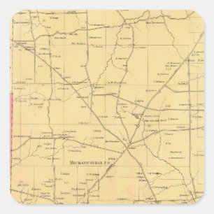 Irwin Town Quadratischer Aufkleber