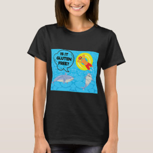 Is It Gluten Free Funny Shark Lover T-Shirt