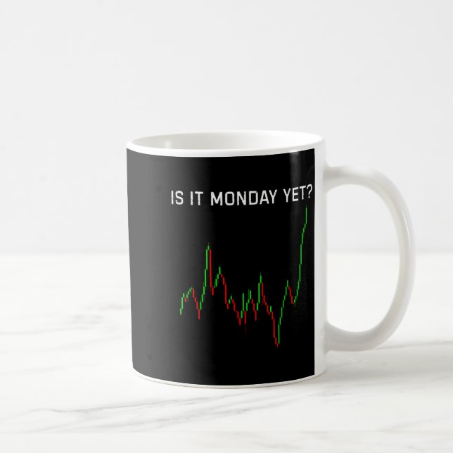 Is It Monday Ye Funny Stock Market Humor  Kaffeetasse (Rechts)