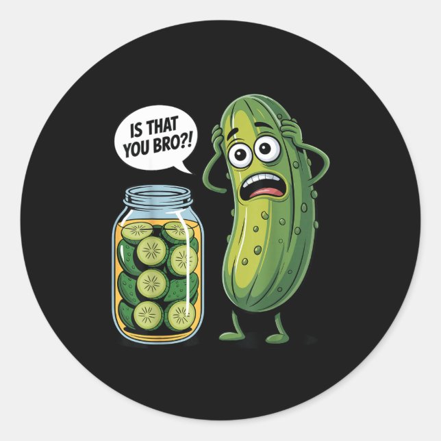 Is That You Bro_ Humorous Ckle Lovers Funny Cuber  Runder Aufkleber (Vorderseite)