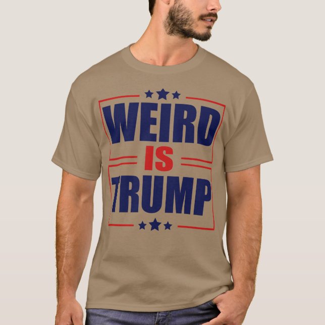 Is Weird Minimalist Word T-Shirt (Vorderseite)