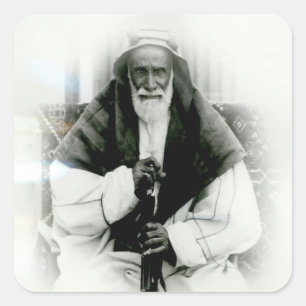 Isa Ibn Ali Al Khalifah Quadratischer Aufkleber