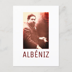 Isaac Albéniz Postcard Postkarte