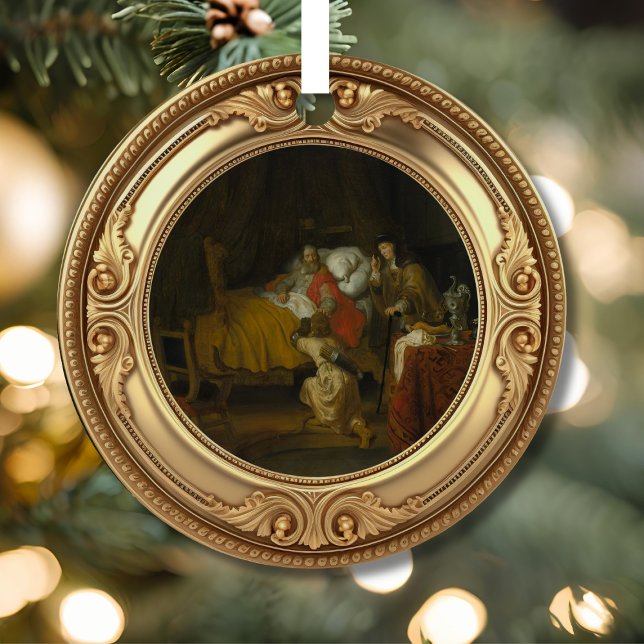 Isaac Blessing Jacob Advent Jesse Tree Ornament Aus Metall (Von Creator hochgeladen)