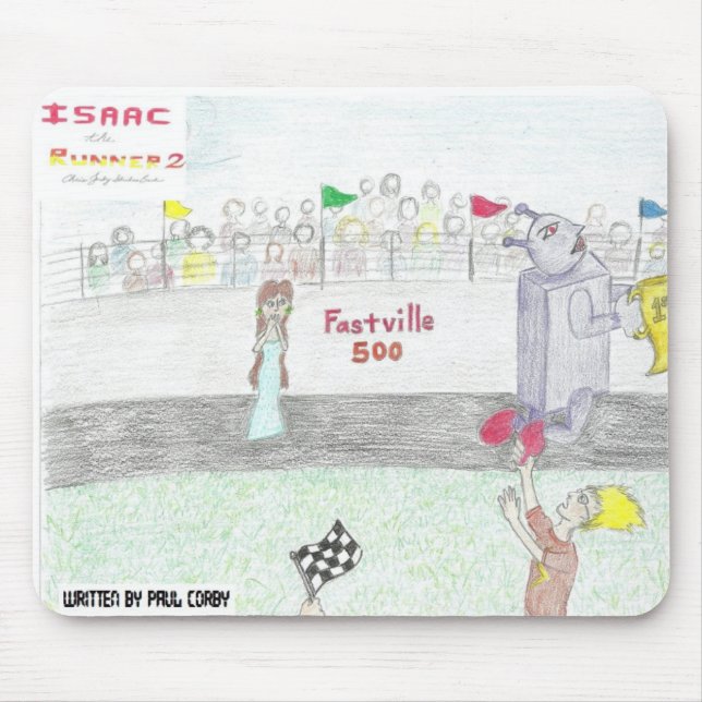 Isaac das Läufer 2 mousepad (Vorne)