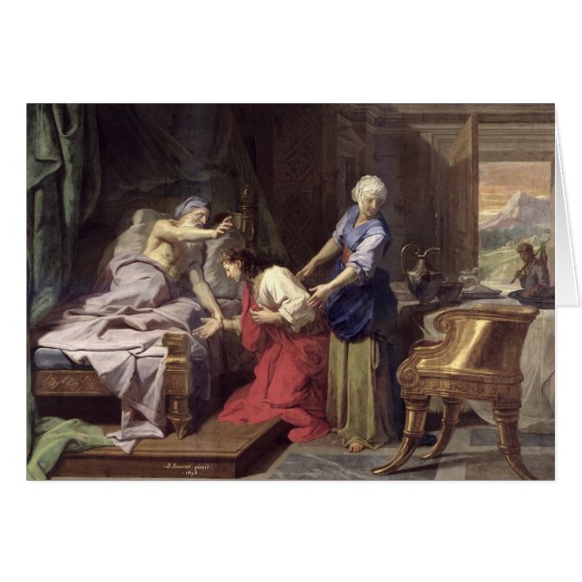 Isaac, der Jakob, 1692 segnet (Vorderseite (Horizontal))