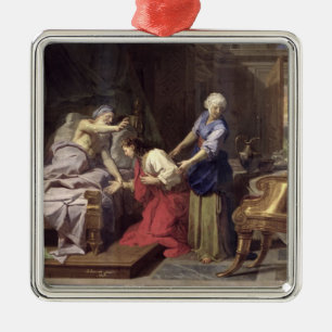 Isaac, der Jakob, 1692 segnet Silbernes Ornament