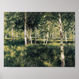 Isaac Levitan - Birch Grove Poster