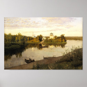 Isaac Levitan - Vesper chimes Poster