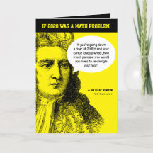 Isaac Newton Funny 2020 Math Problem Zitat Schwarz