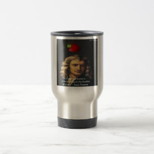 Isaac Newton "Giants Shoulders" Weisheitsgeschenke Reisebecher