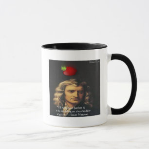 Isaac Newton "Giants Shoulders" Weisheitsgeschenke Tasse