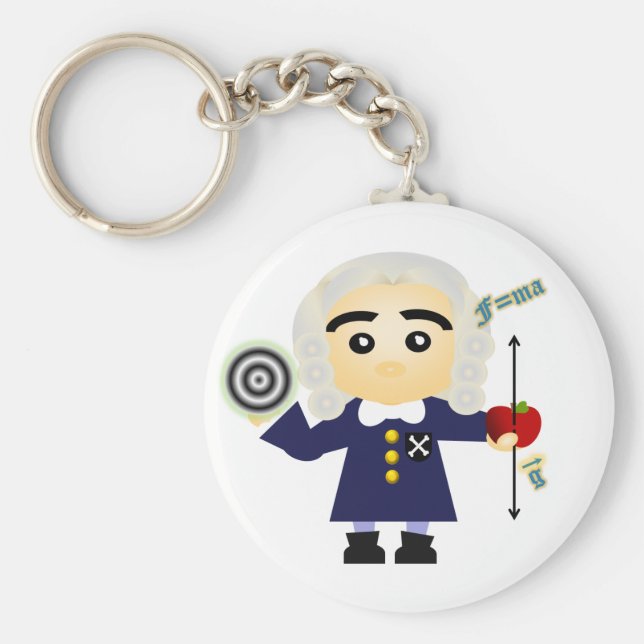 Isaac Newton Schlüsselanhänger (Vorne)