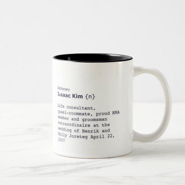 Isaac Zweifarbige Tasse (Rechts)