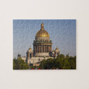 Isaak-Kathedrale, vom Newa-Fluss Puzzle