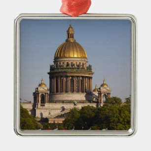 Isaak-Kathedrale, vom Newa-Fluss Silbernes Ornament