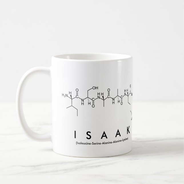 Isaak Peptidname Tasse (Links)
