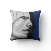 Isabel Blondine Frau Porträt Original Kunst Zeichn