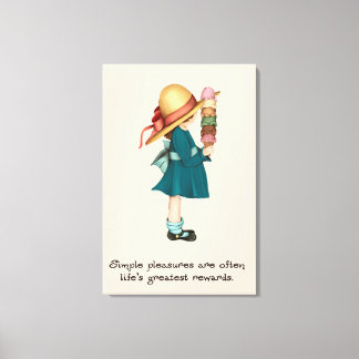 Isabel-Eiscreme Leinwanddruck