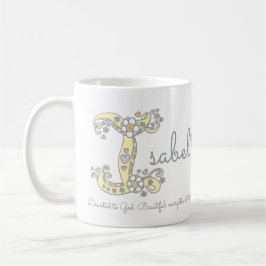 Isabel I Name und Bedeutung monogramm Tasse