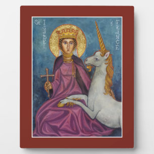 Isabel of France - Icon Plaque Fotoplatte
