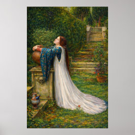Isabella and the Pot of Basil by Waterhouse Poster