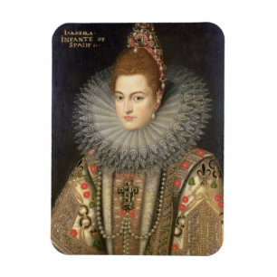 Isabella Clara Eugenia (1566-1633) Infanta of Spai Magnet