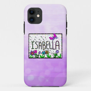 Isabella - Der Name Isabella Whimsical Zeichnend Case-Mate iPhone Hülle