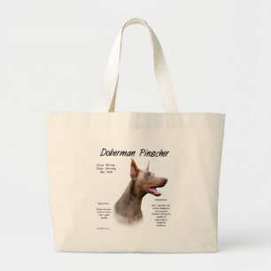 Isabella Doberman History Jumbo Stoffbeutel