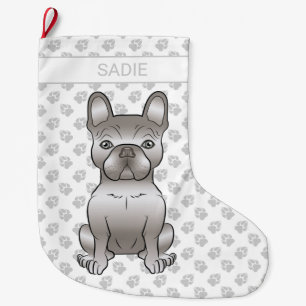 Isabella Französische Bulldogge / Frenchie Süßer H Großer Weihnachtsstrumpf