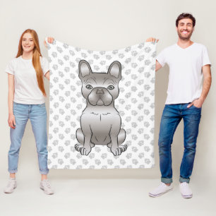 Isabella French Bulldog / Frenchie Niedlich Dog & Fleecedecke