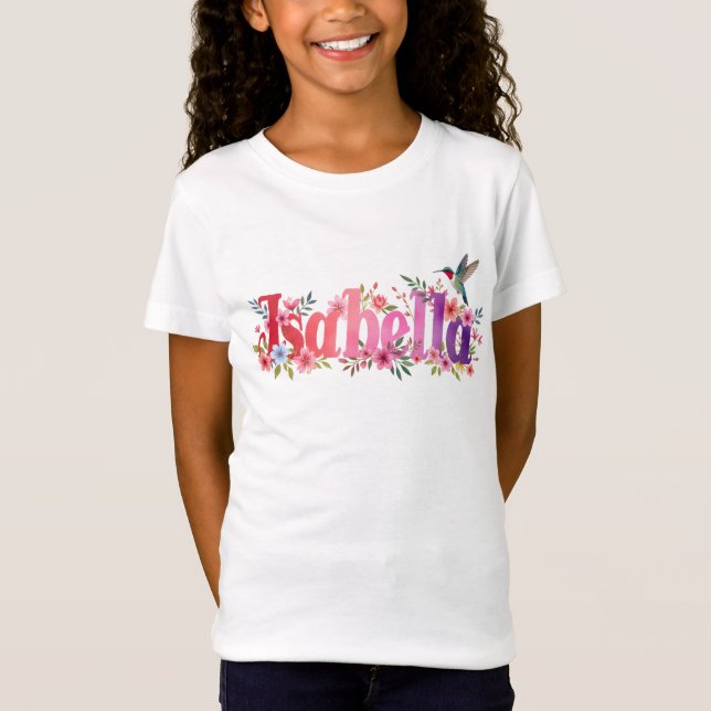 Isabella - Personalisiertes Shirt  - Für Kinder (Vorderseite)