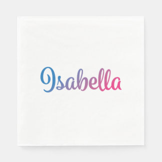 Isabella Stylish Cursive Serviette
