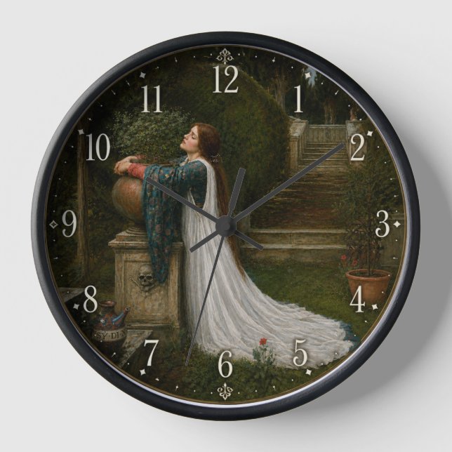 Isabella und der Basilikumtopf   Uhr (Vorderseite)