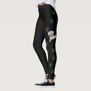Isabella und Tan Kurz Hair Dackel Hund und Paws Leggings
