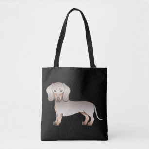 Isabella und Tan Kurzhaar-Dachshund-Hund - Schwarz