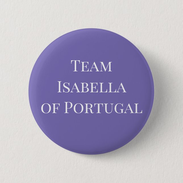Isabella von Portugal, Heilige Römische Kaiserin Button (Vorderseite)
