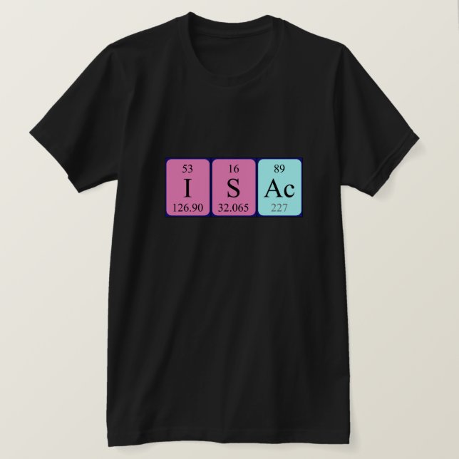 Isac Periodenname Shirt (Design vorne)