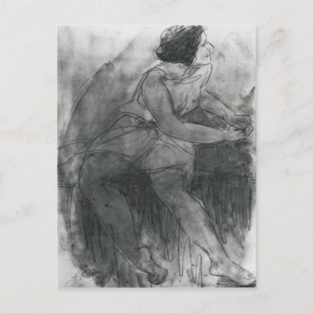 Isadora Duncan Postkarte (Vorderseite)