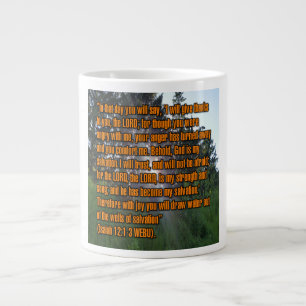 Isaiah 12:1-3 WEBU-Tasse Jumbo-Tasse