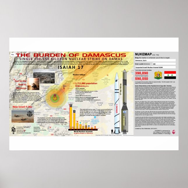 Isaiah 17 Zerstörung von Damaskus 1 Poster (Vorne)