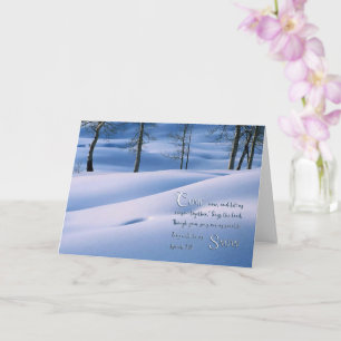 Isaiah 1:18 Inspirational Karte