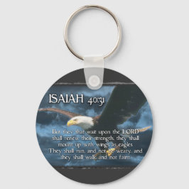 ISAIAH 40:31 Aufhängung mit Flügeln als EGLES Schlüsselanhänger