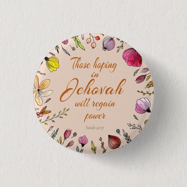 Isaiah 40:31 button (Vorderseite)