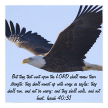 Isaiah 40:31 Eagle Peace Liebe Schicksal Geschenke