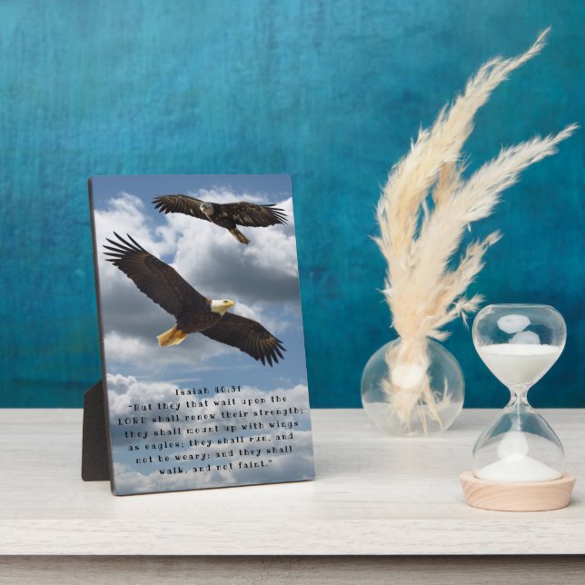 ISAIAH 40:31 FOTOPLATTE (Seite)