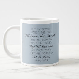 Isaiah 40:31 Hope Bible Verse Mug Jumbo-Tasse