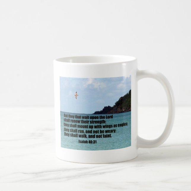Isaiah 40:31 kaffeetasse (Rechts)